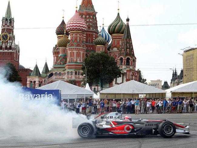 В Москве состоялись показательные выступления Moscow City Racing 2012
